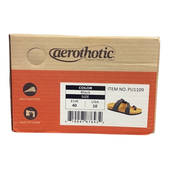 Aerothotic Black Sandals - Picture 11 of 11